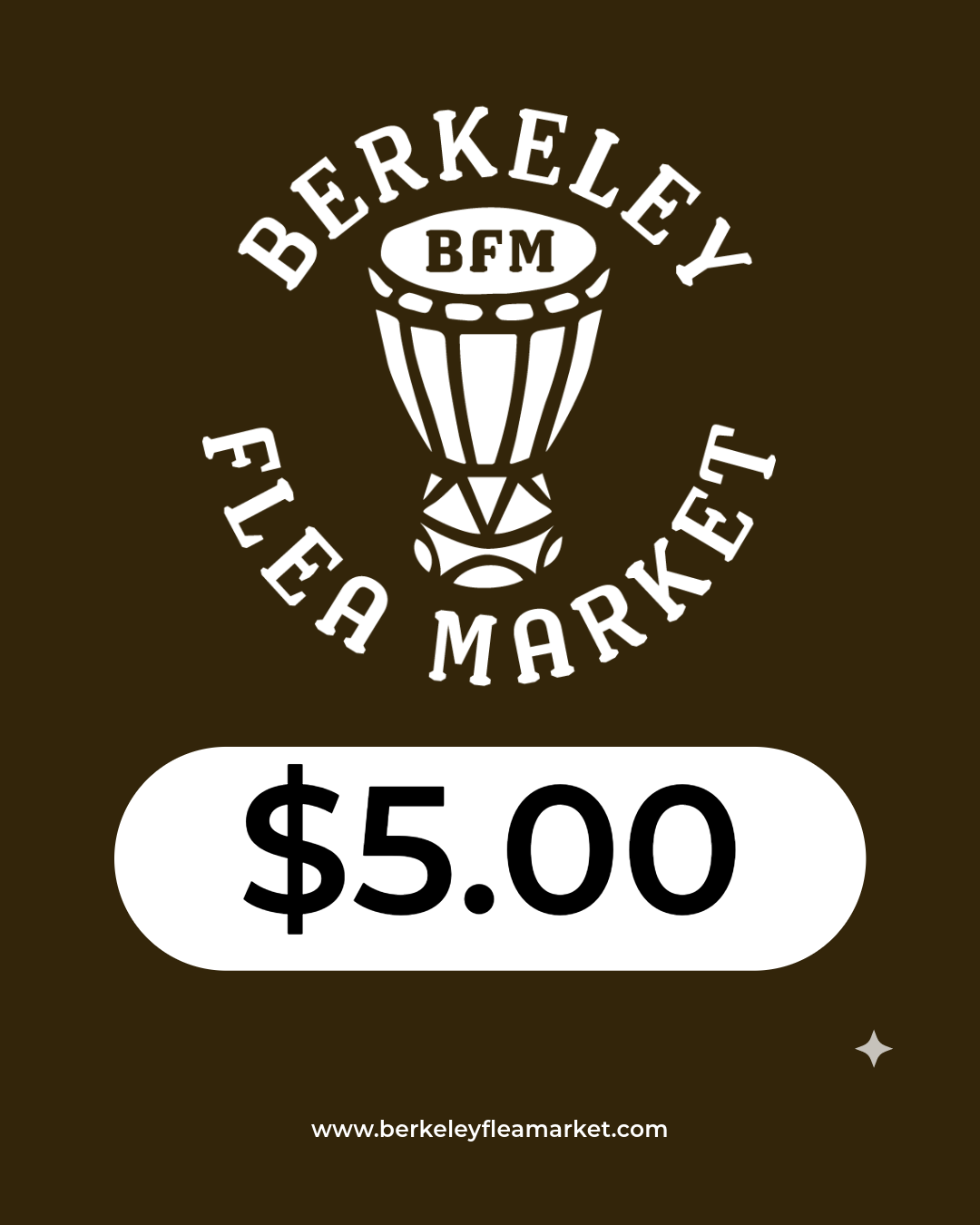 donate 5.00 to berkeley flea market