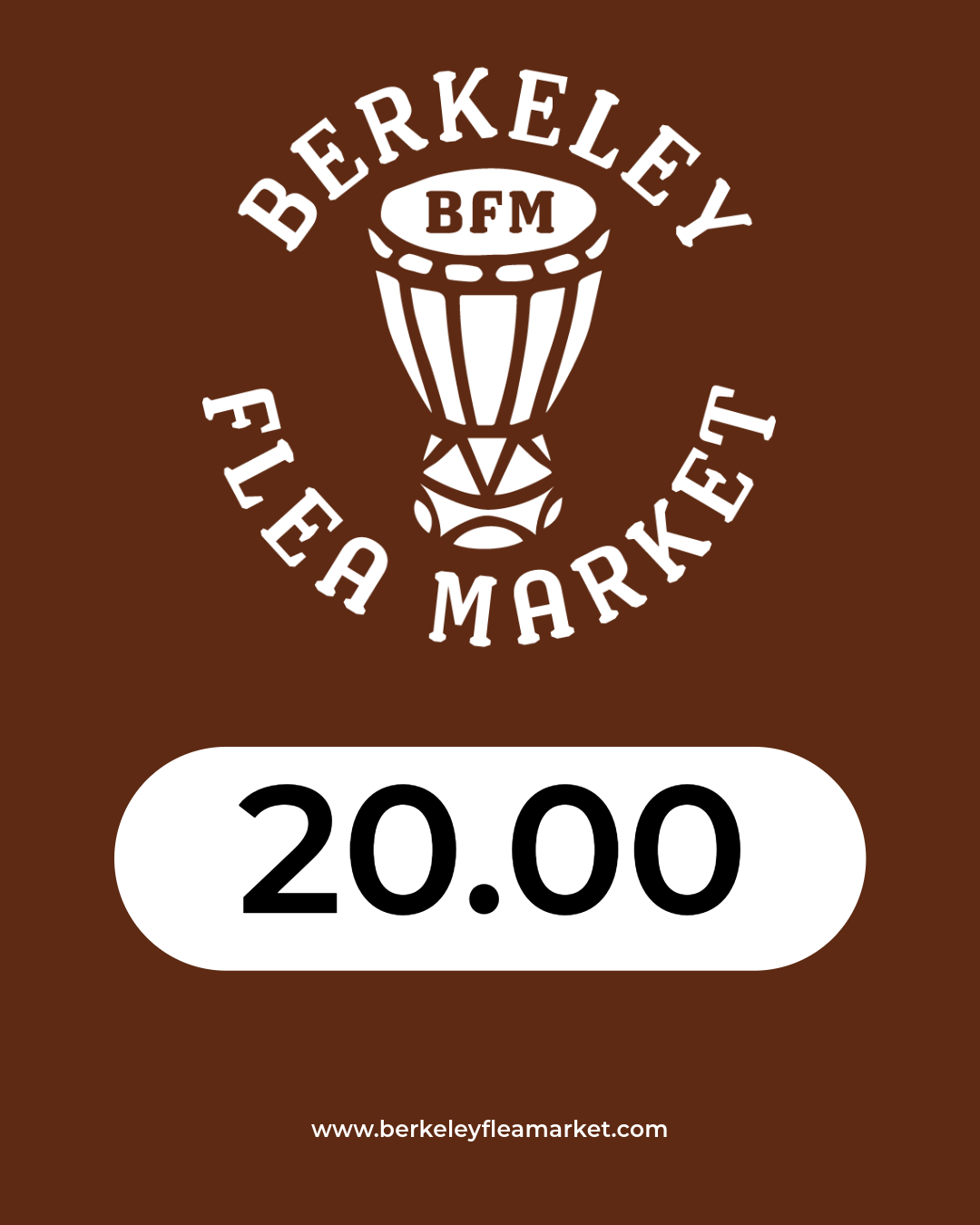 donate 20.00 to berkeley flea market